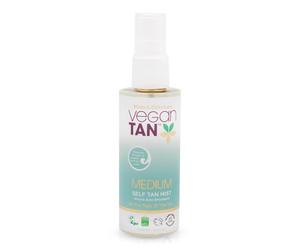 VeganTan Self Tanning Face Mist, Fake Tan Spray for Sun-Kissed Glow for Up to 7 Days, Refreshes and Moisturises Skin while Enhancing Tan 100ml