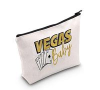 Vegas Baby Las Vegas Souvenir Vacation Cosmetic Bag Casino Gift Vegas Vacation Birthday Travel Toiletry Bag (Vegas Baby UK)
