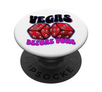 Vegas Before-Vows s Retro Dice s Bachelorette Party Trip PopSockets Adhesive PopGrip