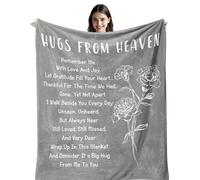 Vegas Bereavement Gifts, Memorial Gift, Sympathy Gift, Remembrance Gifts for Loss, Condolences Gift for Loss of Loved One, Bereavement Gifts for Loss of Mum/Dad, Hug from Heaven Blanket 150X130CM