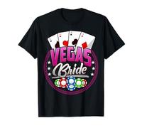 Vegas Bride Wedding Married In Las Vegas Nevada Bridal Fun T-Shirt
