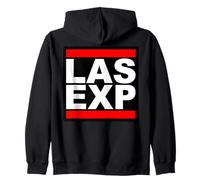 Vegas Expat Digital Nomad LAS EXP abroad USA America Zip Hoodie
