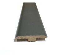 Vegas Flat Grey Laminate & Wood Flooring Section Transition Bar MDF Threshold Strip T Bar Profile Door Strip Moulding Oak Trim (1, 2400mm (7ft 9"))