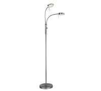 Vegas Floor Lamp 2-arms B-Steel