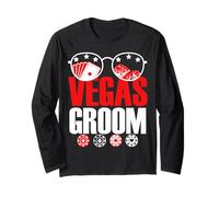 Vegas Groom Vegas Bachelor Party Married in Vegas Groom Long Sleeve T-Shirt