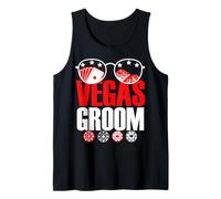 Vegas Groom Vegas Bachelor Party Married in Vegas Groom Tank Top