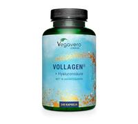 Vegavero Advanced Vegan Collagen Supplement 500 mg | 4 Months Supply | NO Additives | Plant-Based Collagen Capsules with Hyaluronic Acid | Essential Amino Acids | Vollagen