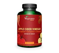Vegavero Apple Cider Vinegar with Mother Complex 1950 mg | Chromium Picolinate for Blood Sugar Levels | with Cayenne, Ginger and Ceylon Cinnamon Extracts | 240 Capsules | NO Additives | Vegan