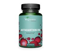 Vegavero Astaxanthin Antioxidant Supplement 8 mg | Natural Oil from Algae | NO Additives, Lab-Tested | AstaZine® | 60 Capsules | Vegan