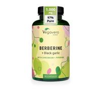 Vegavero Berberine HCL 1000 mg | 50:1 Barberry Extract 97% Berberin | with Black Garlic Extract, Chromium and Piperine | NO Additi