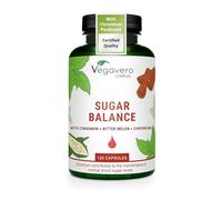 Vegavero Blood Sugar Control | 4 Months Supply - 120 Capsules| Chromium Picolinate + Ceylon Cinnamon Extract + Gymnema Sylvestre Extract | Blood Glucose Metabolism* | Vegan