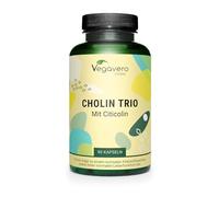 Vegavero Choline Supplement | Liver Supplements* | Choline-Bitartrate, Phosphatidylcholine & Citicoline | 90 Capsules | NO Additives, Lab-Tested | Vegan