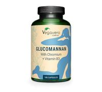 Vegavero Glucomannan Complex 4000 mg | with Chromium and Vitamin B3 | Weight Loss Supplement* | 95% Glucomannan | NO Additives | Vegan