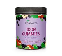 Vegavero Iron Gummies for Kids and Adults | 97% Fruit | Immunity & Energy Supplements | NO Sweeteners | NO Added Sugar or Gelatine | Vegan | 90 Gummies