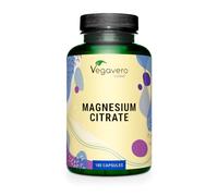 Vegavero Magnesium Citrate Capsules 2664 mg | High Bioavailability | NO Additives, Lab-Tested | Vegan | 180 Capsules | Magnesium Supplements for Men & Women