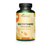 Vegavero Multivitamins and Minerals | Vegan Vitamin Complex | with All B Vits, VIT C, D3, E, K2, Iron, Zinc, Iodine, Selenium & Chrome | 120 Capsules