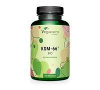 Vegavero Organic Ashwagandha KSM 66 | 600 mg Root Extract Daily | 180 Capsules | 5% Withanolides | Lab-Tested | NO Additives | Vegan