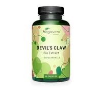 Vegavero Organic Devil’s Claw Capsules | 4,995 mg (3:1 Extract) Daily | 90 Capsules | NO Additives | Natural Joint Support | Harpagophytum with 2,7% Harpagoside | Vegan