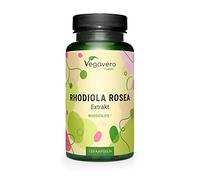 Vegavero Premium Rhodiola Rosea 200 mg | 3% Rosavins & 1% Salidroside | 120 Capsules | Herbal Adaptogenic Supplement | Rhodiolife | NO Additives | Vegan