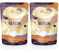 Vegavero Pure Glycine Powder 300 g | 3000 mg Daily Dose | NO Additives, Lab-Tested | Recovery, Muscle & Collagen Synthesis | with Measuring Spoon | Vegan (Pack of 2)