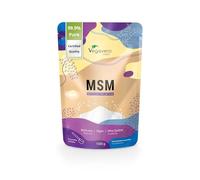 Vegavero Pure MSM Powder 1 kg | Bag | Distilled Organic Sulphur | NO Additives & Non GMO | Lab-Tested | 2000 mg Per Day | Vegan