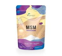 Vegavero Pure MSM Powder 300 gr | Bag | Distilled Organic Sulphur | NO Additives & Non-GMO | Lab-Tested | 2000 mg Per Day | Vegan