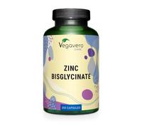 Vegavero Zinc Supplement 90 mg | Bisglycinate Form with High Bioavailability | NO Additives | Vegan | 300 Capsules