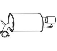 VEGAZ MZS-209 Rear silencer