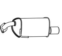 VEGAZ SAS-64 Rear silencer