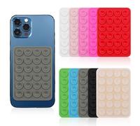 VEGCOO 10 Pcs Silicone Suction Cup Phone Holders, Mini Anti-Slip Mat Double Sided Mount, Multipurpose for Mobile Power and Phones