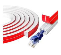 VEGCOO 3M Cable Trunking, One-Cord Channel Cable Cover Self-Adhesive Cable Management Trunking, Cable Management under Desk, Cable Raceway Hide Wires Trunking for Electric Cables (Trapezoidal)