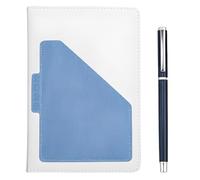 VEGCOO Academic Diary 2026 A5 Page a Day, Work Diary Teacher Planner Agenda Diaries Planners Productivity Daily Planner from Jan 2026 to Dec 2026 with Colorful Monthly Tabs & a Pen, Blue