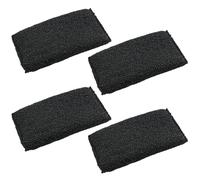 VEGCOO Bath Sponge, 4 Pcs Exfoliating Sponges Bath Bamboo Charcoal Fiber for Shower