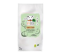 VEGDOG Farmer's Crunch Vegan Dry Food for Adult Dogs with Potato and Favbean, Grain-Free Complete Food for Allergy Sufferers with Alternative Protein Source (2 kg)