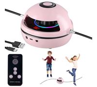 Vegena Music Jump Rope Machine, Smart Jump Rope Machine, Smart Skipping Rope with Remote Control, Wireless Skipping Rope with Counter, 1-10 Speed Level, LED Screen, Colorful Light, Wireless Music