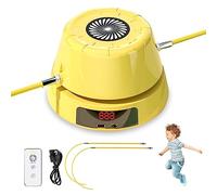 Vegena Smart Jump Rope Machine, Automatic Rope Skipping Machine with 10 Speeds, LED Display, Rechargeable, Yellow ABS+Nylon Handle with ABS Grip, For Adults & Kids, Exercise & Fitness
