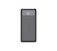 VEGER Super Slim 10000 Mah Power Bank, 4 Usb Ports, Black, Portable Charger