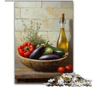 Vegetable Adult Jigsaw Puzzles 1000 Pieces, for Age 14+ Game Wall Decoration Unique Gifts for Birthday And Christmas (26x38cm)