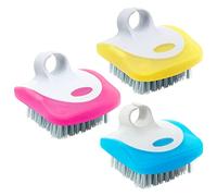 Vegetable and Fruit Cleaning Brush,3Pcs Potato Scrubber Cleaning Brush Flexible Fruit Brushes Comfortable Finger Grips Vegetable Scrubbing Brushes for Kitchen Washing Fruit Carrots Mushrooms