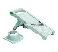 Vegetable and Fruit Slicer with Adjustable Thickness and Chopper Function, Holder for Safe Use with Onion, Carrot, Potato, for Home Kitchen Tasks