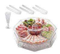 Vegetable Appetizer Tray with Divider Design