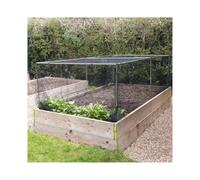 Vegetable Cage Height 1.2m Width 1.2m x Length 1.8m Complete with Black Butterfly Netting 5 x 7mm, Pegs and Clips. Stop Cabbage White Butterflies