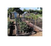 Vegetable Cage Height 1.2m Width 1.2m x Length 2.16m Complete with Black Butterfly Netting 5 x 7mm, Pegs and Clips. Stop Cabbage White Butterflies