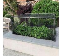 Vegetable Cage Height 1.2m Width 1.5mx Length 2.4m Complete With Butterfly Netting Pegs and CLips