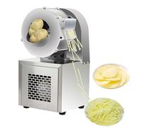 Vegetable Chopper 180W Electric Grater Slicer - Multifunctional Food Cutter for Cucumber, Carrot, Onion - Fast & Easy to Clean Processor - 5mm Slice - 1860r/min