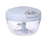 Vegetable Chopper, Mini Portable Onion Chopper, Multi-Function Garlic Crusher, Manual Chopper with Quick Manual Crusher Rope for Vegetables, Fruits and Garlic, 500 ml