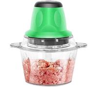 Vegetable Chopper Modern Meat Grinder,Mini Chopper,Electric Meat Grinder,Home Use Sausage Maker Machine Kit, 2 Stainless Steel Blades,Stainless Steel Automatic 1.5L Large Capacity