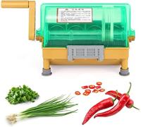 Vegetable Chopper - Stainless Steel Handheld Scallion and Herb Slicer for Quick Cutting of Green Onions, Parsley, Leeks, Cilantro, and Garlic