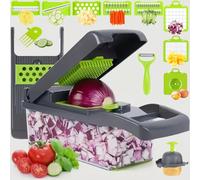 Vegetable Chopper Vegetable Cutter，Mandoline Vegetable Slicer and Cutters - Veggie Onion Potato Salad Food Chopper Manual, Veg Chopper and Dicer,Kitchen Tools & Gadgets, Includes a Free Egg Cutter