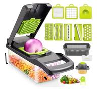 Vegetable Chopper Vegetable Cutter Mandoline Vegetable Slicer - Veggie Onion Potato Salad Food Chopper Manual-Veg Chopper and Dicer/Julienne- Kitchen Tools & Gadgets, Includes a Free Egg Cutter.